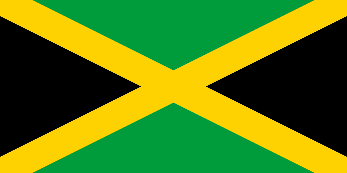 Free Jamaica Flag Images: AI, EPS, GIF, JPG, PDF, PNG, and SVG