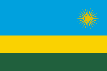 Rwanda Flag Coloring Page