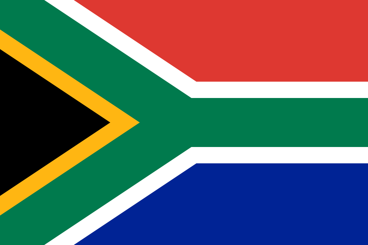 Free South Africa Flag Images: AI, EPS, GIF, JPG, PDF, PNG, and SVG