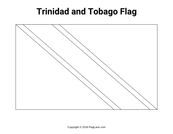Trinidad and Tobago Flag Coloring Page